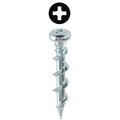 L.H. Dottie Screw Anchor, 1-1/4" L, Carbon Steel WTKPH